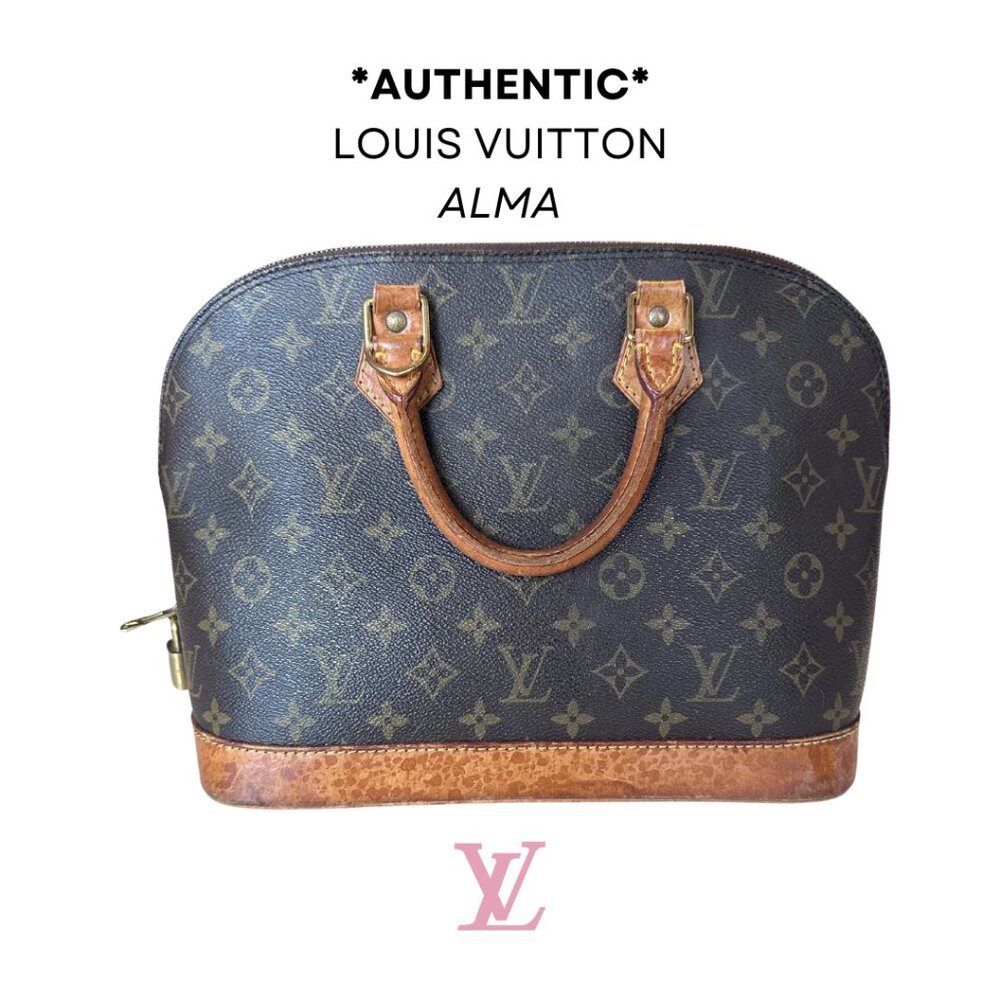 AUTHENTIC Vintage Louis Vuitton Alma Purse